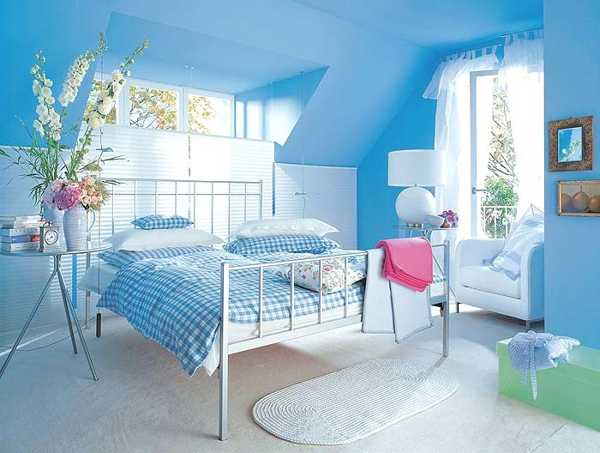 desain kamar anak perempuan biru minimalis, sumber: google.com