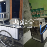Foto pembuatan gerobak alumunium di Gondokusuman Jogja